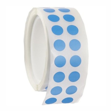 Diversified Biotech Tough-Spots, 1/2" Dia, Blue, 1000/pk, 1000PK 247129B